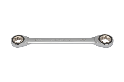 Klucze oczkowe E-TORX z grzechotką
