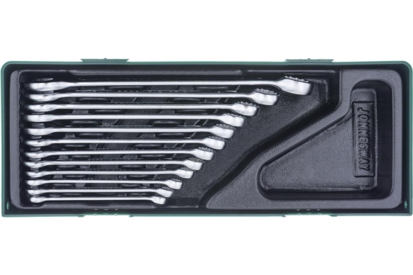 Zestaw 12szt. kluczy płasko-oczkowych 8-22mm we wkładce plastikowej