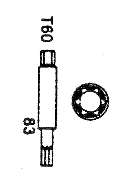 Klucz do amortyzatorów TORX T60