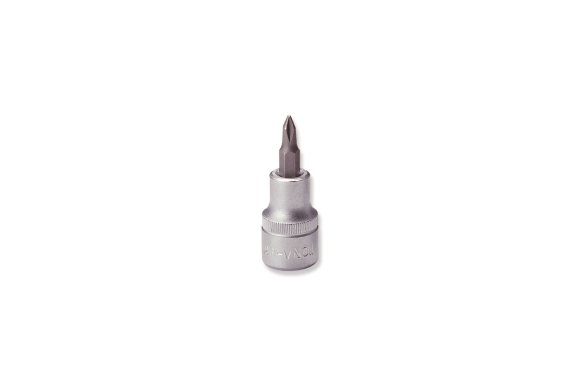 Bit krzyżakowy PH3 x 37mm z nasadką 1/4"