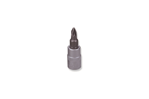 Bit krzyżakowy PZ2 x 37mm z nasadką 1/4"