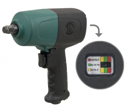 Klucz pneumatyczny udarowy 1/2" 1356Nm z kontrolą ciśnienia powietrza