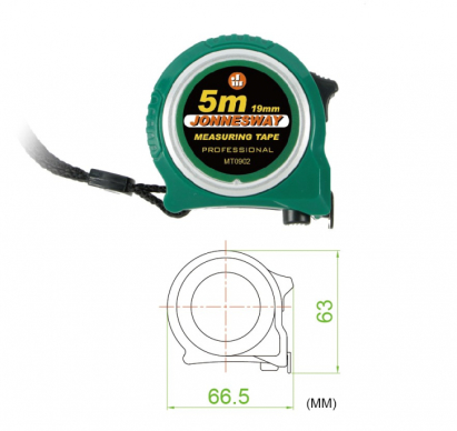 Miara zwijana dwustronna 5m x 19mm