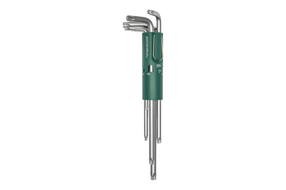 Zestaw 8szt. kluczy wpustowych TORX giętych bardzo długich (w obsadzie) T10-T50