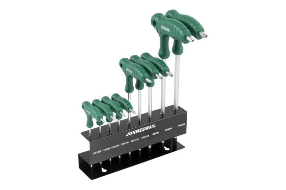 Zestaw 9szt. kluczy wpustowych TORX z uchwytem