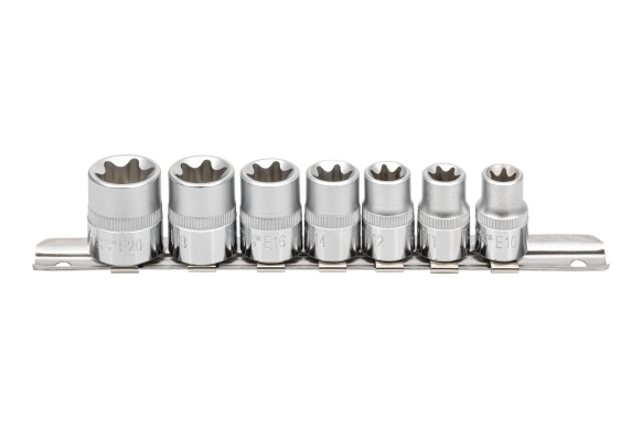 Zestaw 7szt. nasadek 3/8" E-TORX