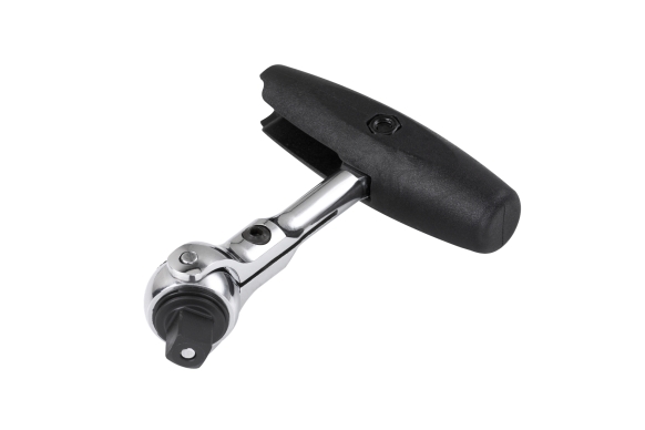 Grzechotka mini z obrotową głowicą z uchywtem T 3/8" 72 zęby
