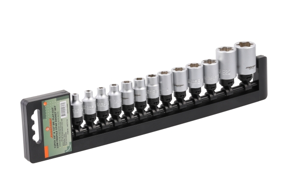 Zestaw 13szt. nasadek 3/8" i 1/2" E-TORX FLAT CUT