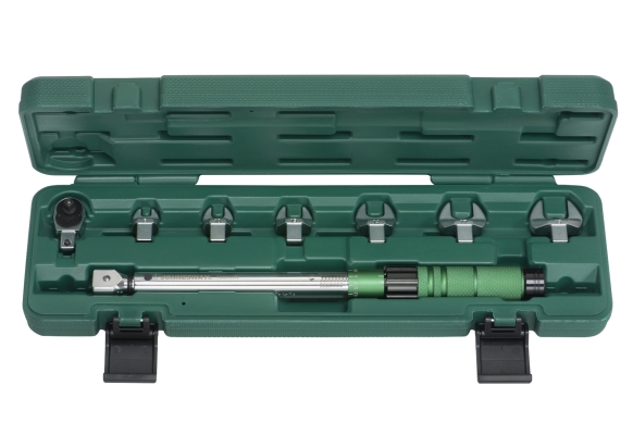 Klucz dynamometryczny 1/4" 4.5-30Nm z wymiennymi końcówkami