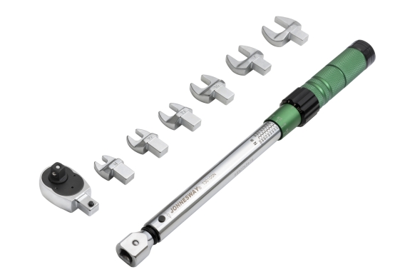 Klucz dynamometryczny 3/8" 20-100Nm z wymiennymi końcówkami