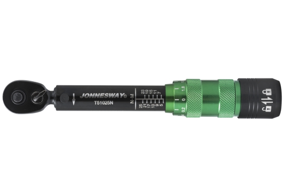 Klucz dynamometryczny krótki 1/4" 5-25Nm