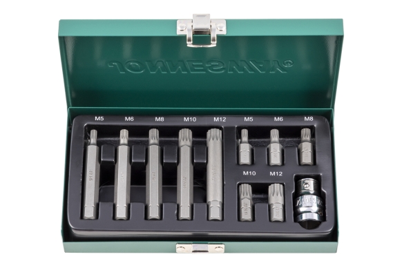 Zestaw 11szt. bitów 10mm SPLINE