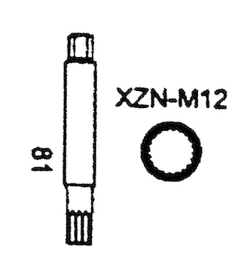 Klucz do amortyzatorów SPLINE M12