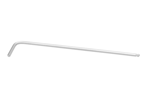 Klucz wpustowy ampulowy gięty bardzo długi z kulką 2.5mm
