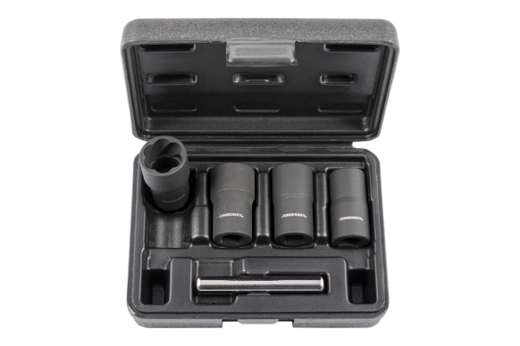 Zestaw nasadek do obrobionych nakrętek