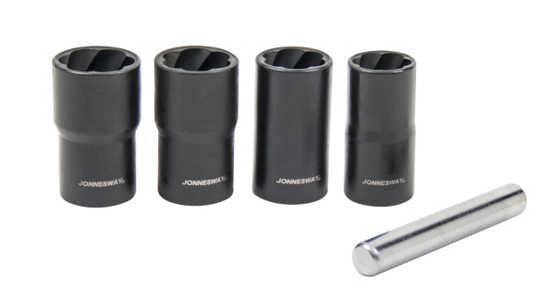 Zestaw nasadek do obrobionych nakrętek