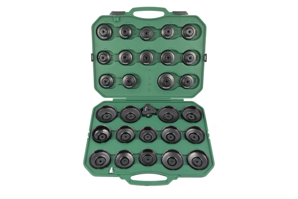 Zestaw 30szt. kluczy nasadowych do filtrów