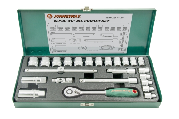 Zestaw 25szt. narzędzi 3/8"