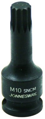 Bit udarowy SPLINE M16 x 100mm z nasadką 1/2"