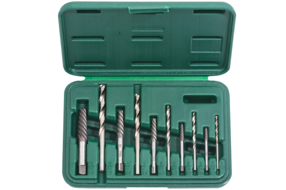 Zestaw do wykręcania urwanych śrub