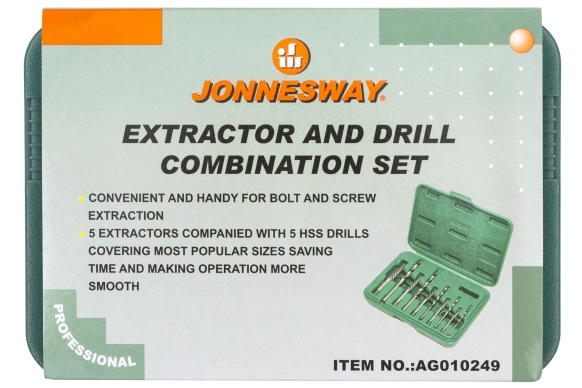 Zestaw do wykręcania urwanych śrub