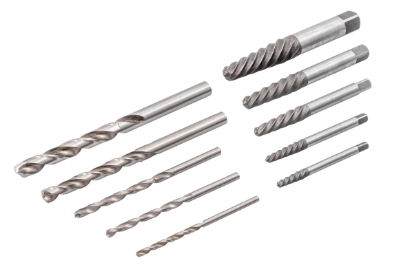 Zestaw do wykręcania urwanych śrub