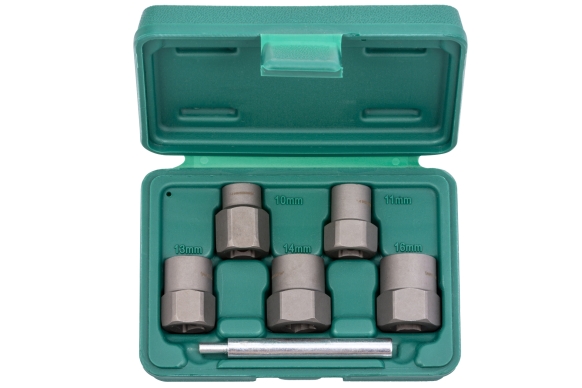 Zestaw nasadek do obrobionych nakrętek