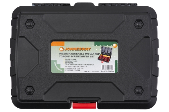 Wkrętak dynamometryczny izolowany 1-6Nm z zestawem wymiennych grotów