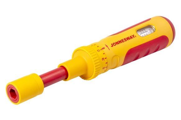 Wkrętak dynamometryczny izolowany 1-6Nm z zestawem wymiennych grotów