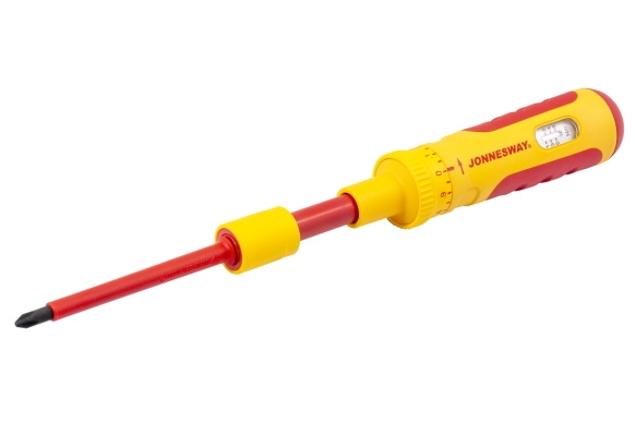 Wkrętak dynamometryczny izolowany 1-6Nm z zestawem wymiennych grotów