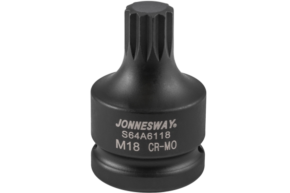 Bit udarowy SPLINE M18 x 61mm z nasadką 3/4"