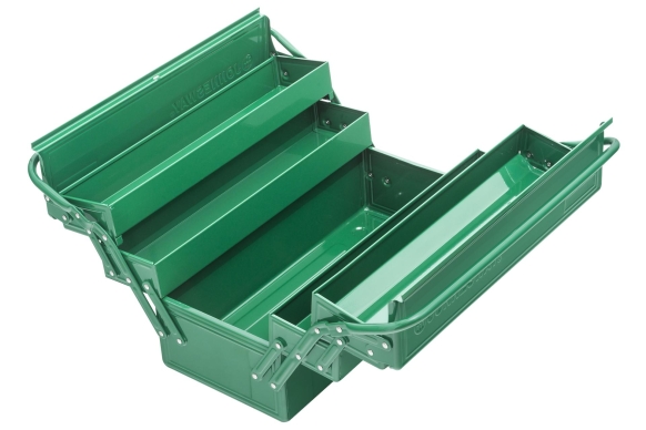 Skrzynka rozsuwana z zestawem 62szt. narzędzi