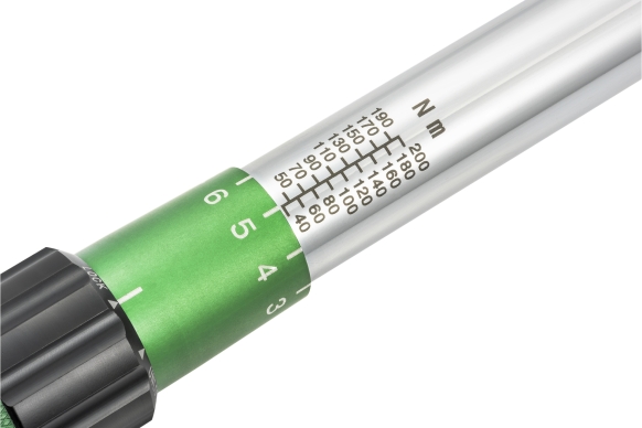 Klucz dynamometryczny 1/2" 40-200Nm z aluminiową rękojeścią