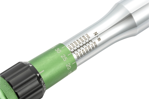 Klucz dynamometryczny 3/4" 150-800Nm z aluminiową rękojeścią