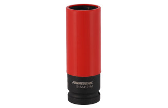 Nasadka udarowa długa 1/2" z magnesem do felg aluminiowych 21mm