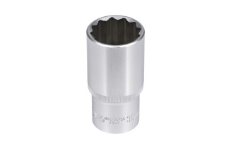 Nasadka długa 1/2" 12-kątna 30mm