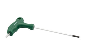 Klucz wpustowy ampulowy gięty z uchwytem 3 x 100mm