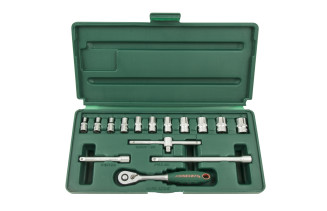 Zestaw 15szt. narzędzi 1/4"