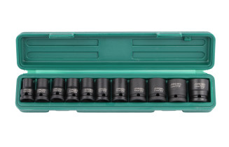 Zestaw 11szt. nasadek udarowych 1/2"