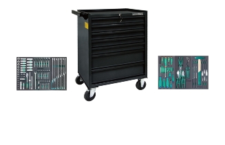 Wózek 7-szufladowy C-7DC2B z zestawem 120 szt. narzędzi