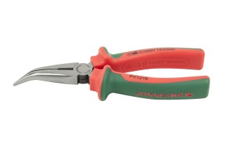 Szczypce zagięte 6" izolowane