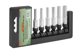 Zestaw 6szt. nasadek długich 1/4" E-TORX